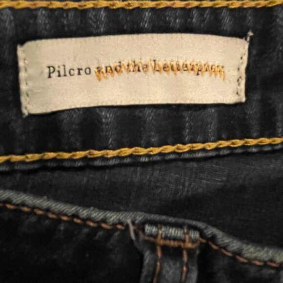 Pilcro and the Letterpress Low-Rise Straight Ankle Zip Jeans - Picture 4 of 7